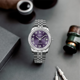BUREI Men's Luxury Automatic Watch Fashion Waterproof Mechanical Watch, Adjustable Stainless Steel Two Tone Strap,Gift for Men