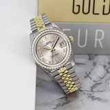 BUREI Men's Luxury Automatic Watch Fashion Waterproof Mechanical Watch, Adjustable Stainless Steel Two Tone Strap,Gift for Men