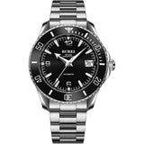 BUREI Dive Watches for Men Automatic Mechanical Stainless Steel 500M Waterproof Watch Luminous Luxury Dress Date Wrist Watches