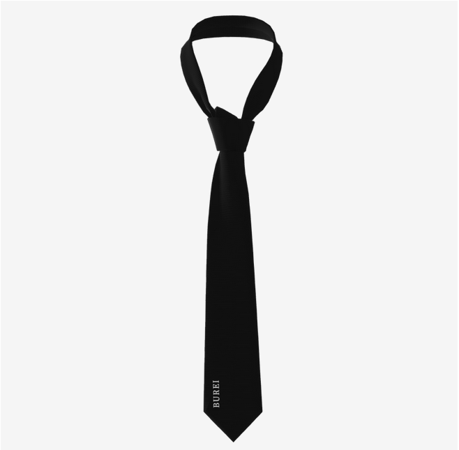 BUREI Black Elegant Men'S Necktie For Wedding And Business,Soft Comfortable Satin Tie,Durable Fabric,Thoughtful Gift For Any Occasio