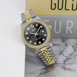 BUREI Men's Luxury Automatic Watch Fashion Waterproof Mechanical Watch, Adjustable Stainless Steel Two Tone Strap,Gift for Men