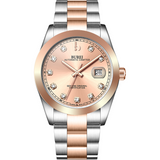 BUREI Men's Luxury Automatic Watch Fashion Waterproof Mechanical Watch, Adjustable Stainless Steel Two Tone Strap,Gift for Men