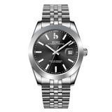 BUREI Men's Luxury Automatic Watch Fashion Waterproof Mechanical Watch, Adjustable Stainless Steel Two Tone Strap,Gift for Men
