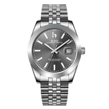 BUREI Men's Luxury Automatic Watch Fashion Waterproof Mechanical Watch, Adjustable Stainless Steel Two Tone Strap,Gift for Men