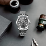 BUREI Men's Luxury Automatic Watch Fashion Waterproof Mechanical Watch, Adjustable Stainless Steel Two Tone Strap,Gift for Men