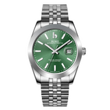 BUREI Men's Luxury Automatic Watch Fashion Waterproof Mechanical Watch, Adjustable Stainless Steel Two Tone Strap,Gift for Men