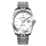 BUREI Men's Luxury Automatic Watch Fashion Waterproof Mechanical Watch, Adjustable Stainless Steel Two Tone Strap,Gift for Men