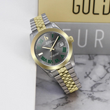 BUREI Men's Luxury Automatic Watch Fashion Waterproof Mechanical Watch, Adjustable Stainless Steel Two Tone Strap,Gift for Men