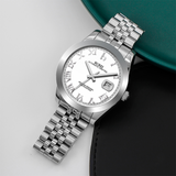 BUREI Men's Luxury Automatic Watch Fashion Waterproof Mechanical Watch, Adjustable Stainless Steel Two Tone Strap,Gift for Men