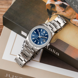 BUREI Men's Luxury Automatic Watch Fashion Waterproof Mechanical Watch, Adjustable Stainless Steel Two Tone Strap,Gift for Men
