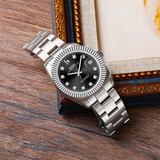 BUREI Men's Luxury Automatic Watch Fashion Waterproof Mechanical Watch, Adjustable Stainless Steel Two Tone Strap,Gift for Men
