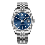 BUREI Men's Luxury Automatic Watch Fashion Waterproof Mechanical Watch, Adjustable Stainless Steel Two Tone Strap,Gift for Men