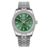 BUREI Men's Luxury Automatic Watch Fashion Waterproof Mechanical Watch, Adjustable Stainless Steel Two Tone Strap,Gift for Men