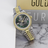 BUREI Men's Luxury Automatic Watch Fashion Waterproof Mechanical Watch, Adjustable Stainless Steel Two Tone Strap,Gift for Men