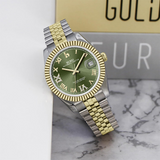 BUREI Men's Luxury Automatic Watch Fashion Waterproof Mechanical Watch, Adjustable Stainless Steel Two Tone Strap,Gift for Men