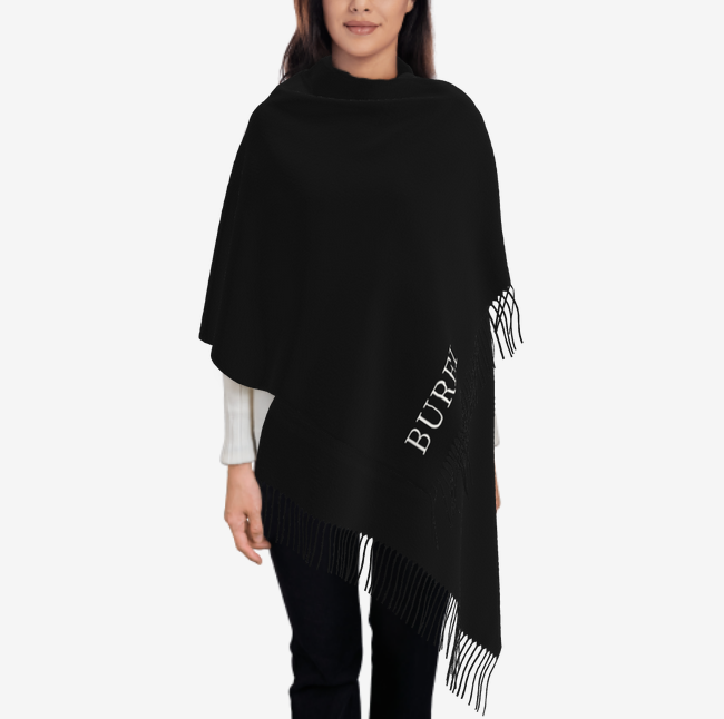 BUREI Women Pashmina Scarf,Evening Wedding Party Shawl Accessories Gift for Bridal