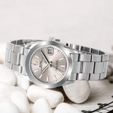 BUREI Men's Luxury Automatic Watch Fashion Waterproof Mechanical Watch, Adjustable Stainless Steel Two Tone Strap,Gift for Men