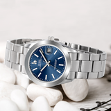 BUREI Men's Luxury Automatic Watch Fashion Waterproof Mechanical Watch, Adjustable Stainless Steel Two Tone Strap,Gift for Men