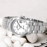 BUREI Men's Luxury Automatic Watch Fashion Waterproof Mechanical Watch, Adjustable Stainless Steel Two Tone Strap,Gift for Men