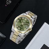 BUREI Men's Luxury Automatic Watch Fashion Waterproof Mechanical Watch, Adjustable Stainless Steel Two Tone Strap,Gift for Men