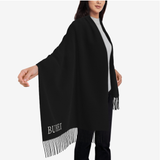 BUREI Women Pashmina Scarf,Evening Wedding Party Shawl Accessories Gift for Bridal