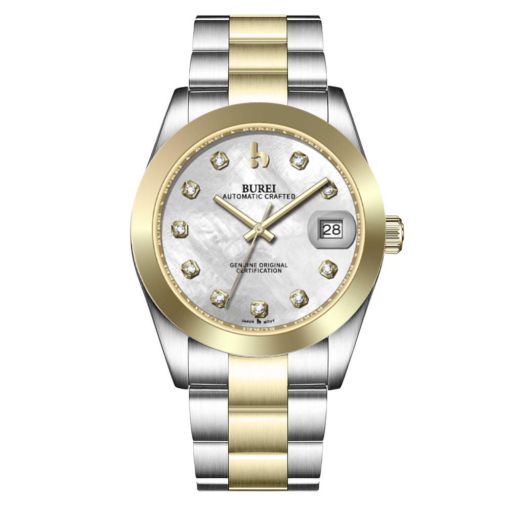 BUREI Luxury Automatic Watch 36mm