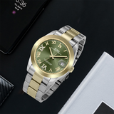 BUREI Luxury Automatic Watch 36mm, Fashion Waterproof Mechanical Watch, Adjustable Stainless Steel Two Tone Strap
