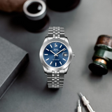 BUREI Luxury Automatic Watch 36mm, Fashion Waterproof Mechanical Watch, Adjustable Stainless Steel Two Tone Strap