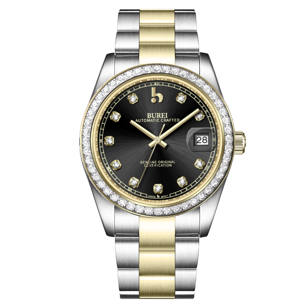BUREI Luxury Automatic Watch 36mm