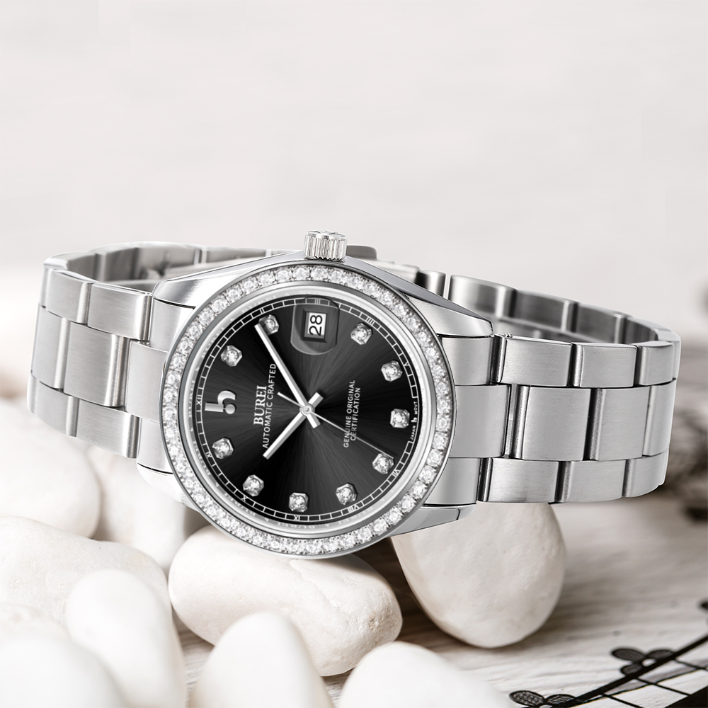 BUREI Luxury Automatic Watch 36mm