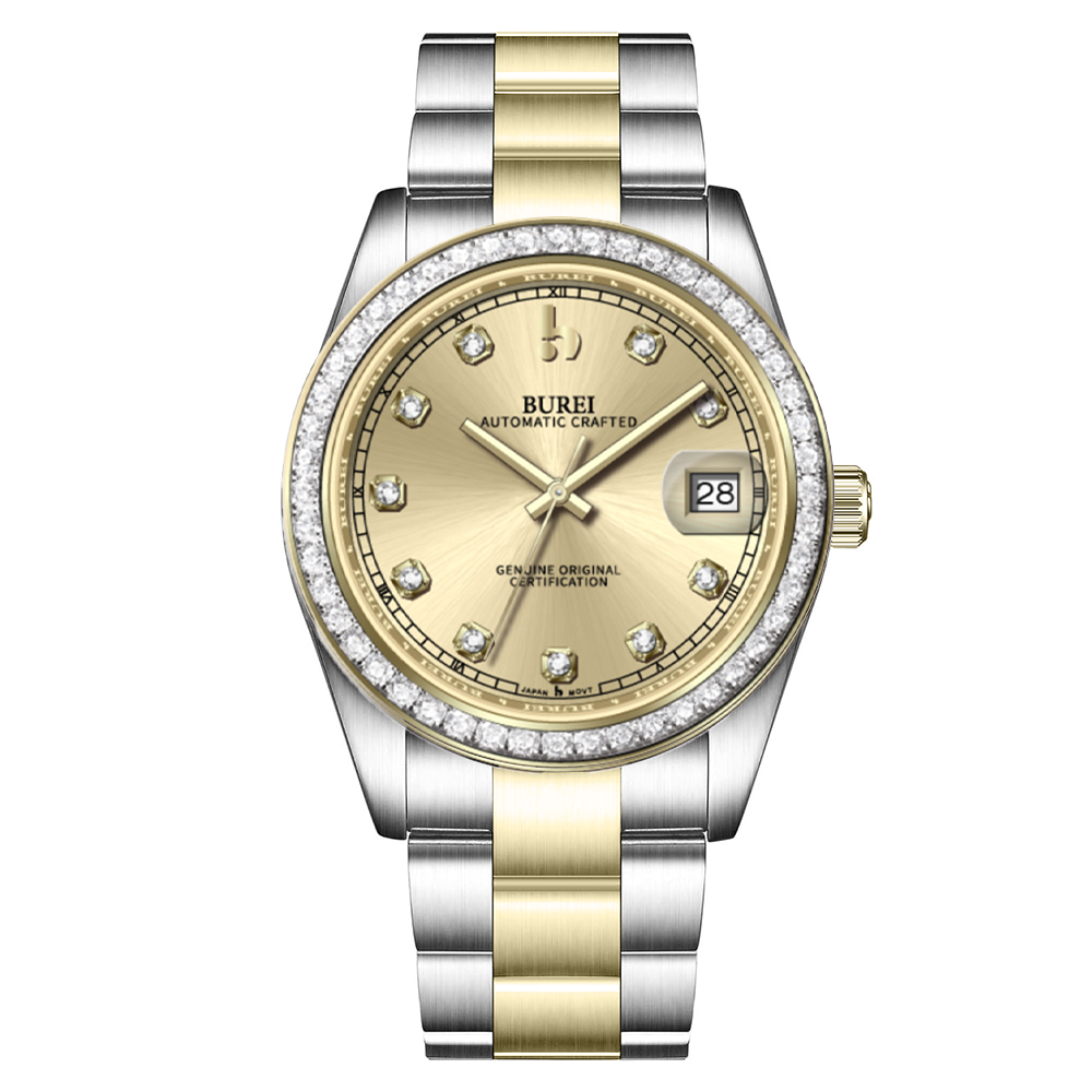 BUREI Luxury Automatic Watch 36mm