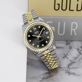 BUREI Luxury Automatic Watch 36mm, Fashion Waterproof Mechanical Watch, Adjustable Stainless Steel Two Tone Strap