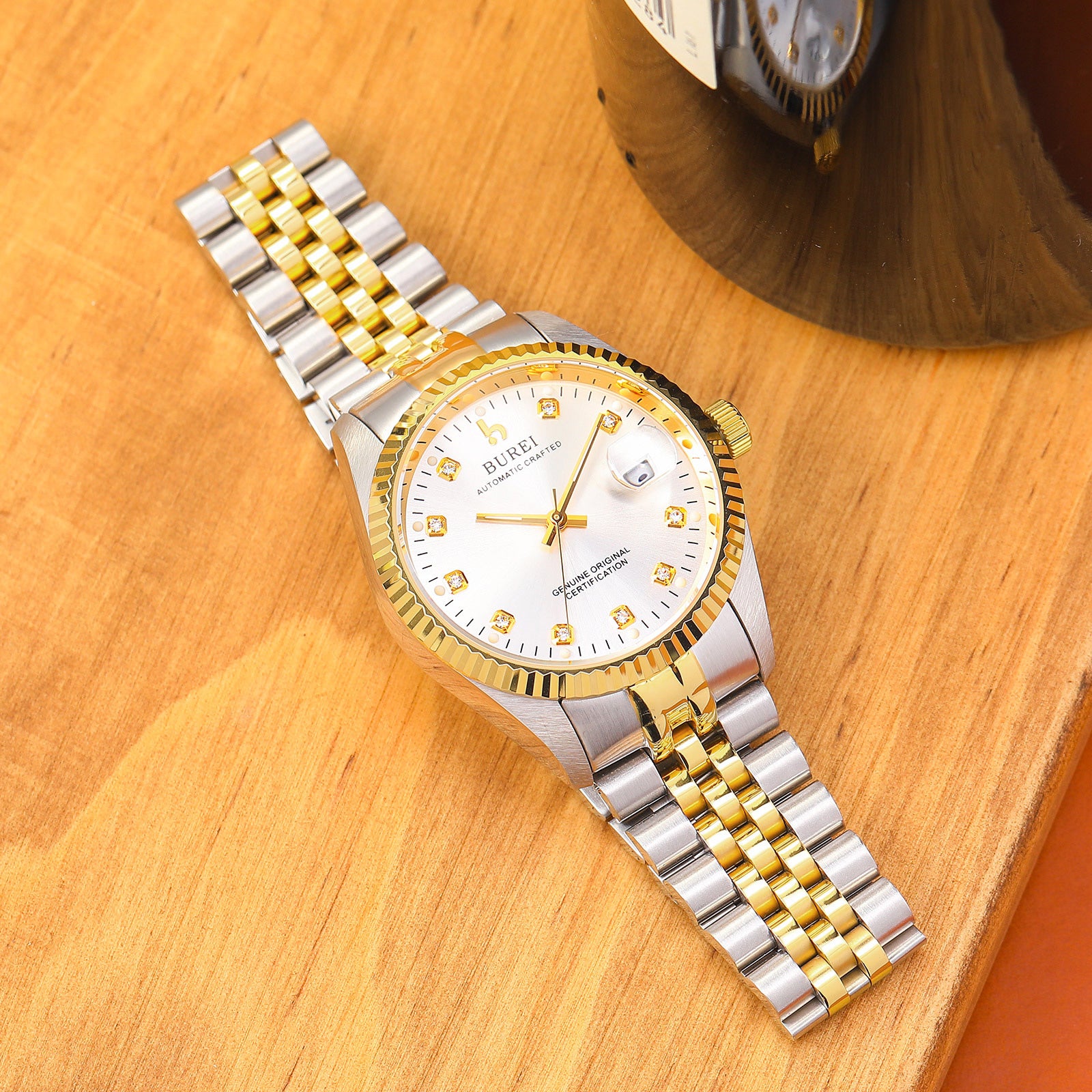 BUREI Eternal Classic Diamond Automatic Watch – bureiwatches