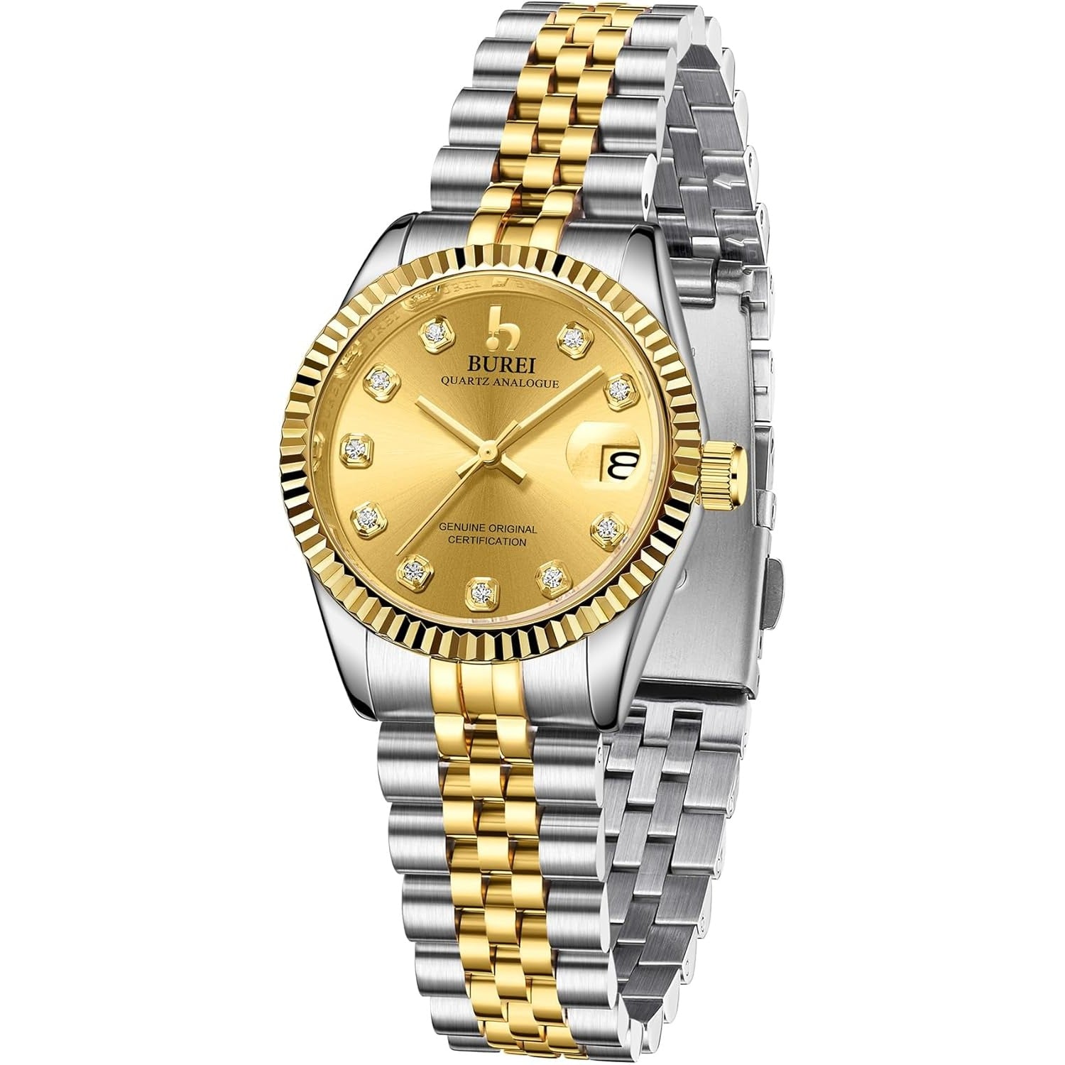 BUREI Women Watch Business Women Watches with Day DateAnalog