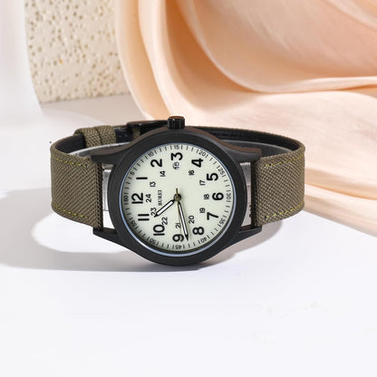 BUREI Men's Watch, Military Watch, Analog Luminous Pointer Quartz Waterproof Men Watch