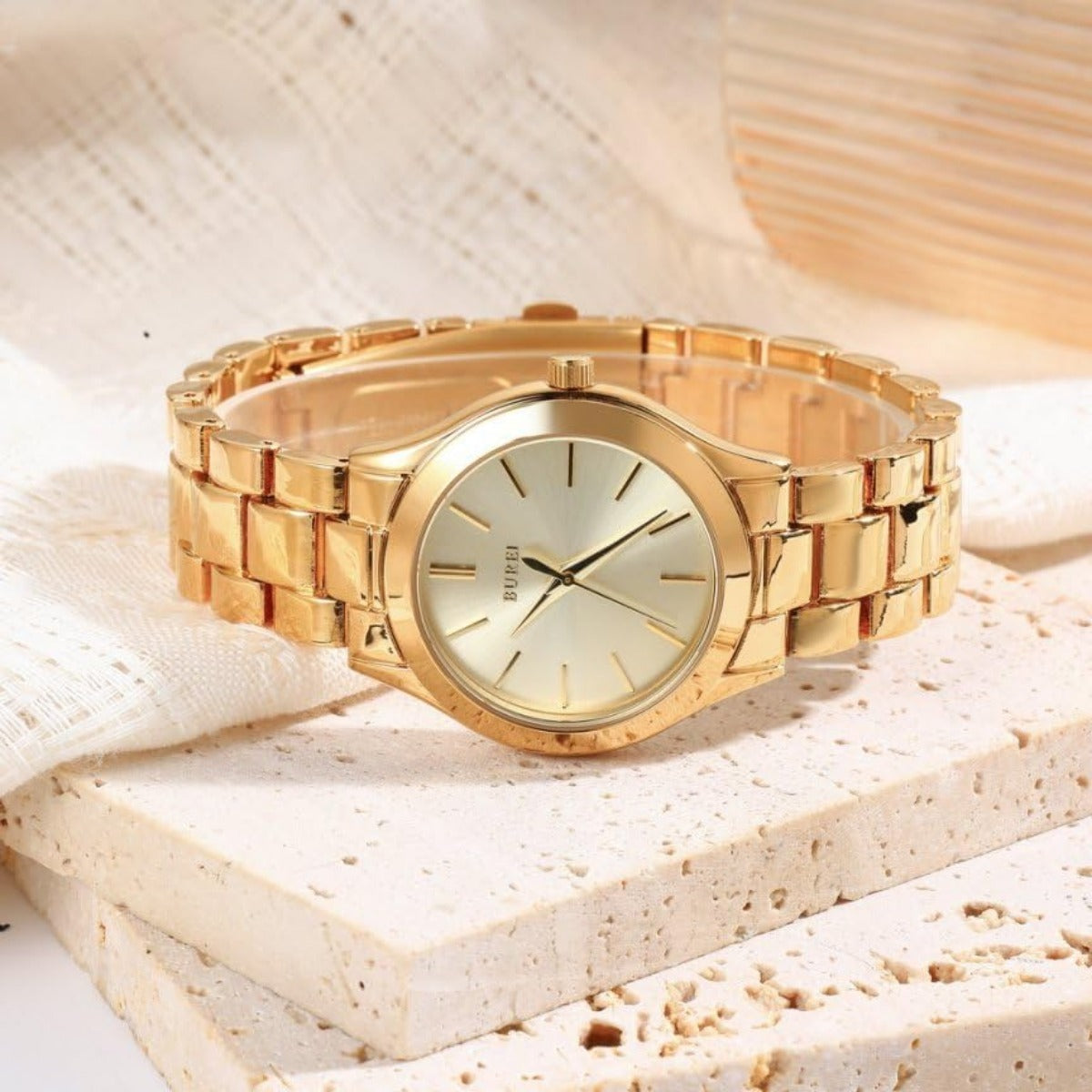 BUREI Ladies Fashion Watch Slim Minimalist Business Women's