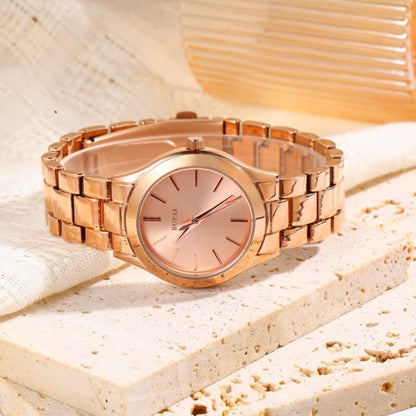 BUREI Ladies Fashion Watch Slim Minimalist Business Women's Watches Stainless Steel Bracelet Watch for Women Waterproof Quartz Women's Watch