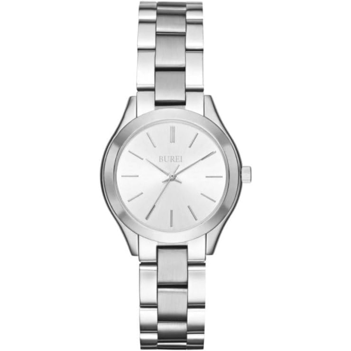 BUREI Ladies Fashion Watch Slim Minimalist Business Women's Watches Stainless Steel Bracelet Watch for Women Waterproof Quartz Women's Watch