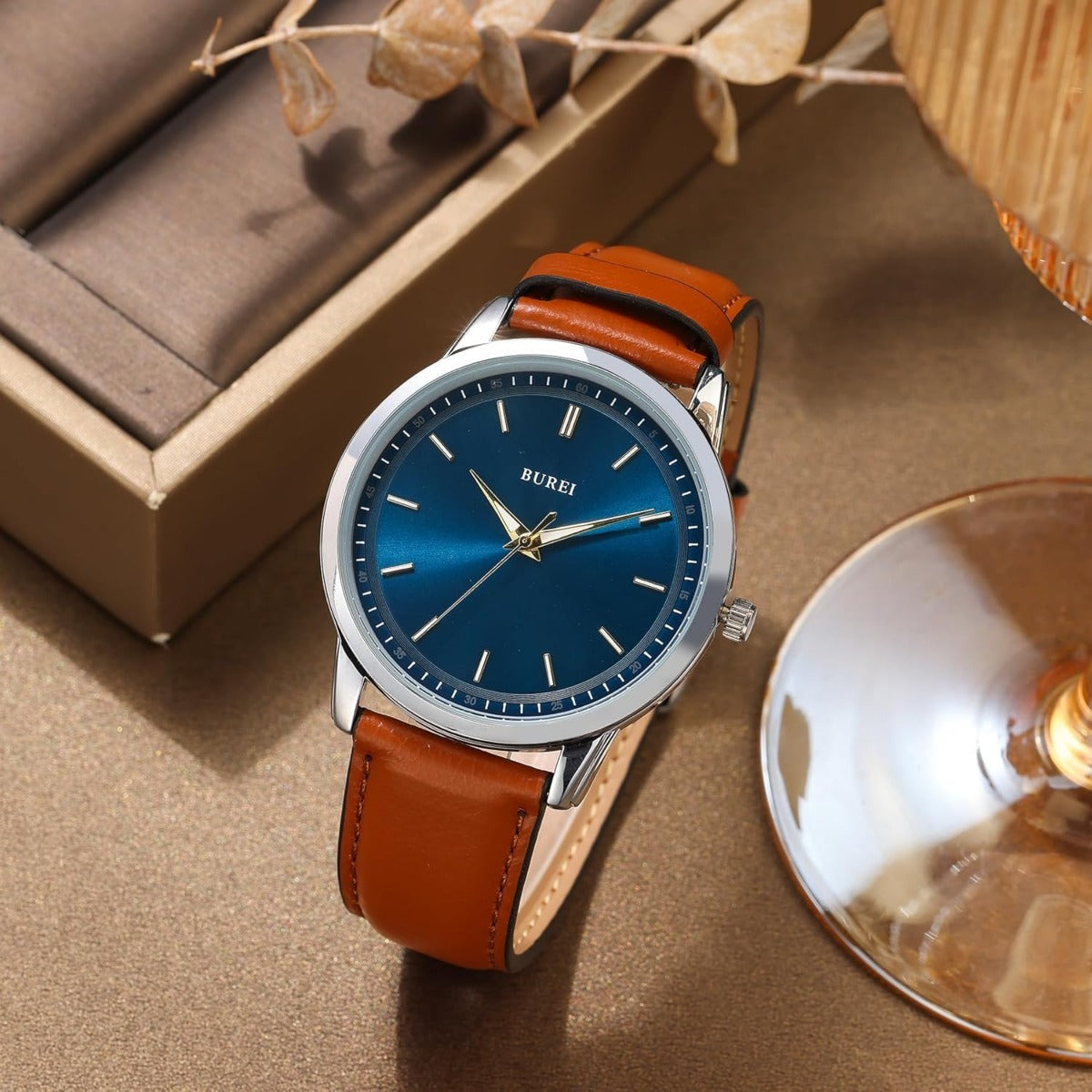 BUREI Mens Fashion Watches Dress Minimalist Wrist Watches for Men Brow – bureiwatches BUREI Mens Fashion Watches Dress Minimalist Wrist Watches for Men Brow – bureiwatches