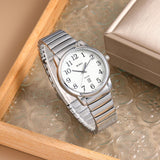 BUREI Women's Black Leather Watches with Luminous Easy to Read Minimalist Watch for Women and Nurses, Gift for Her