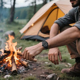 BUREI Men's Watch, Military-Style Watch with Date Display, Waterproof, Outdoor Sports, Gift for Men