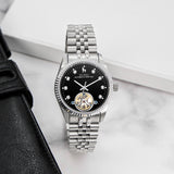 BUREI Men's Luxury Automatic Watch Fashion Waterproof Mechanical Watch, Adjustable Stainless Steel Two Tone Strap,Gift for Men