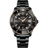 BUREI Dive Watches for Men Automatic Mechanical Stainless Steel 500M Waterproof Watch Luminous Luxury Dress Date Wrist Watches