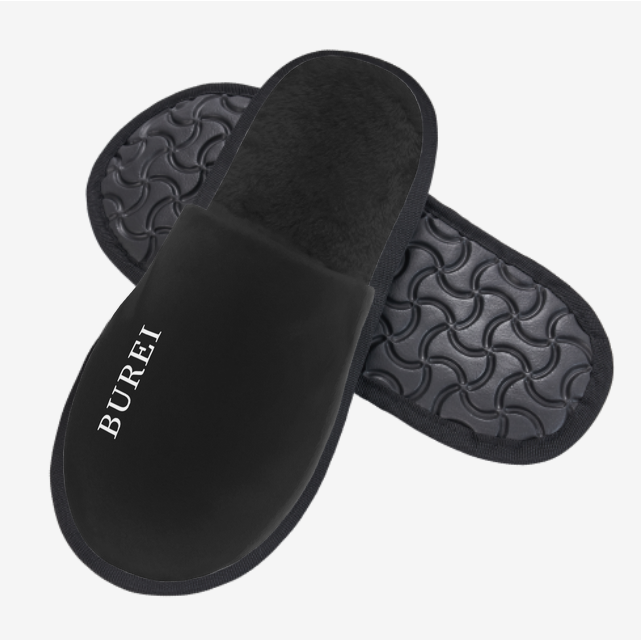 BUREI Winter Indoor and Outdoor Slipper Warm Cozy Soft Lightweight House Shoes Fuzzy Slip-On Slippe