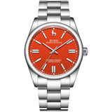 BUREI Classic Watches Women Quartz Watch 36mm Stainless Steel Watch for Women Unique Date Business Wrist Watch